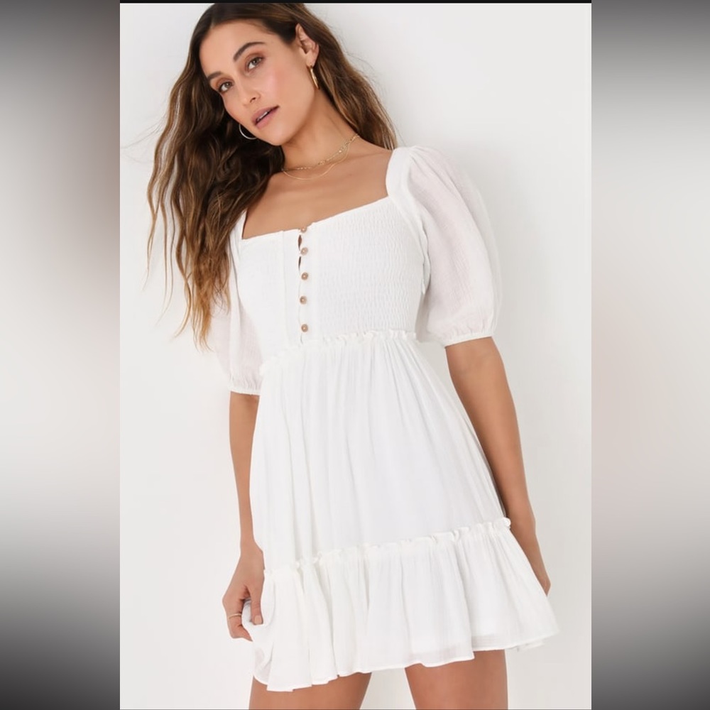 Lulus White Mini Dress
